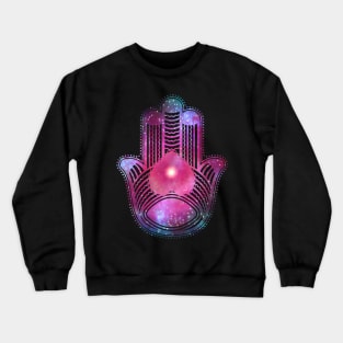 Cosmic Hand Spiritual Buddha Zen Crewneck Sweatshirt